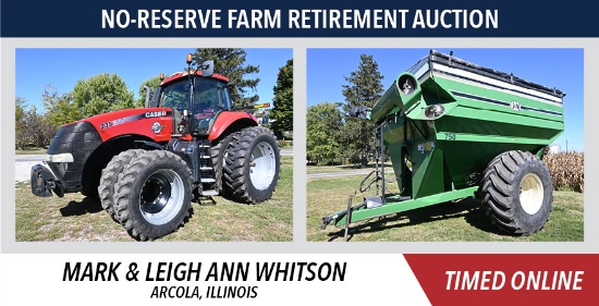 No-Reserve Farm Retirement Auction - Whitson