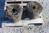 (2) rolls of barbed wire