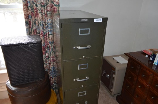 Invincible 4-drawer metal file cabinet