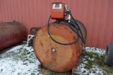 500 gal. fuel barrel w/Gasboy electric 110v. Pump