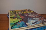 Vintage puzzles & comic book