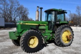 1990 John Deere 4955 MFWD tractor