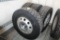 (4) 315/80R22.5 Tires on Alum Hub Pilot Rims