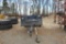 Shop built 7' service body on single axle trailer frame