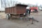 Shop built 10' Dump Trailer on single axle trailer frame