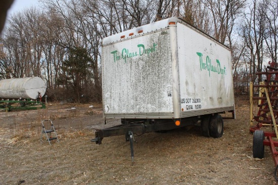 14' Van Trailer Storage Body
