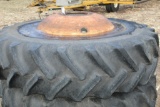 18.4R42 Hub Duals on 10 bolt rims