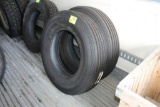(2) 11R24.5 Tires