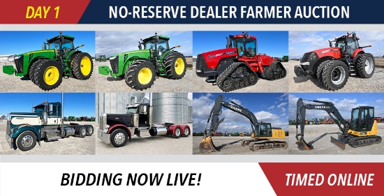 No-Reserve Dealer & Farmer Auction - Day 1 Ring 1