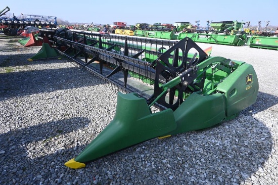 John Deere 625F 25' HydraFlex platform
