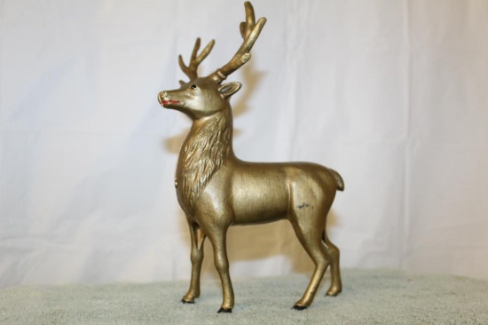 Cast Iron Elk Bank