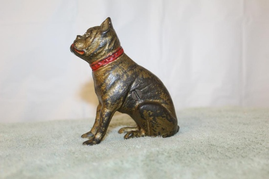 Cast Iron Dog Bank