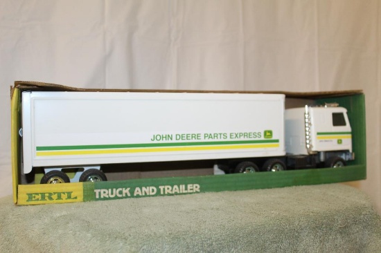 John Deere Parts Express Semi and Trailer