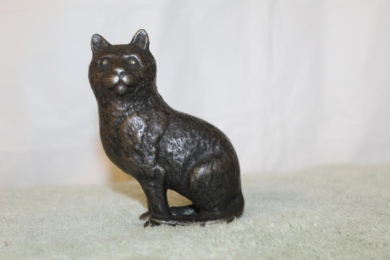 Cast Iron Cat Bank