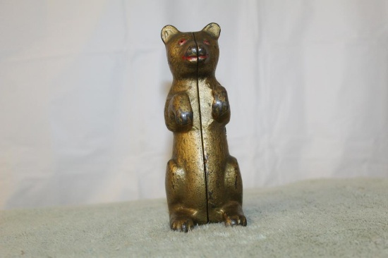 Cast Iron Bear Bank