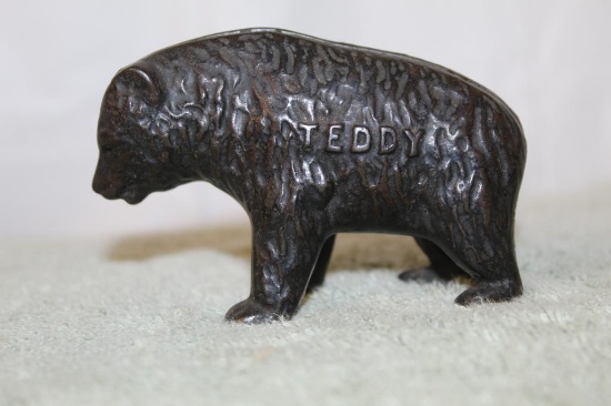 Cast Iron Bear "Teddy" Bank
