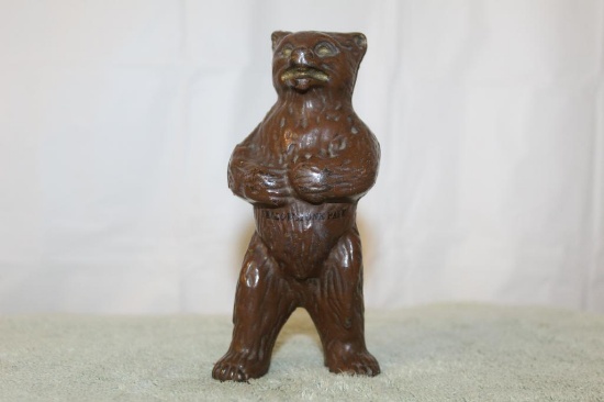Cast Iron "Yellowstone Park" Bear Bank