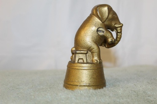 Cast Iron Elephant on a Tub Bank