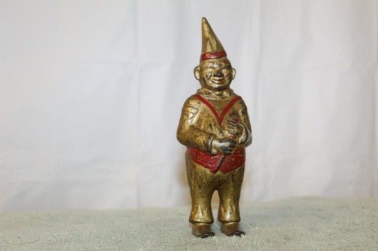 Cast Iron Clown Bank