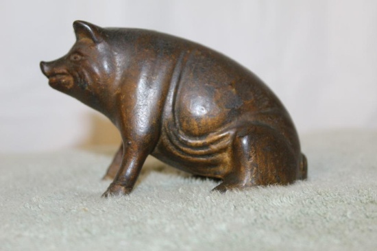 Cast Iron Pig Bank