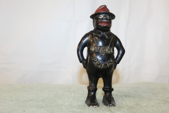 Cast Iron Sharecropper Bank