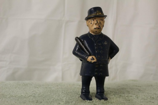 Cast Iron Mulligan the Cop Bank
