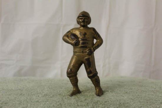 Cast Iron Football Player Bank