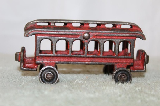 Cast Iron Train Passenger Car