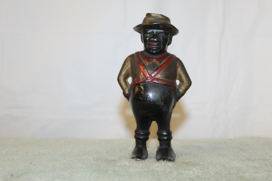 Cast Iron Sharecropper Bank