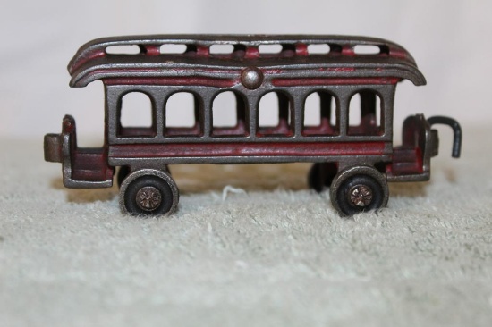 Cast Iron Train Passenger Car