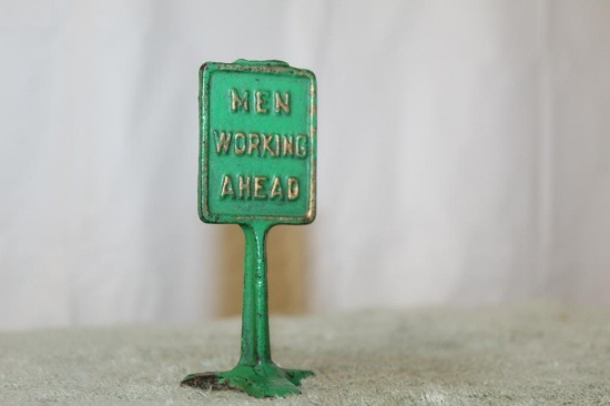 Arcade Men At Work Sign