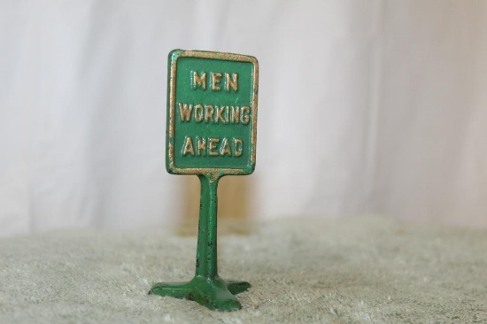 Arcade Men At Work Sign