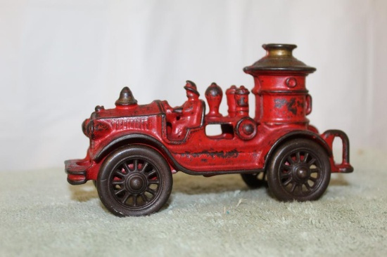 Cast Iron Fire Truck
