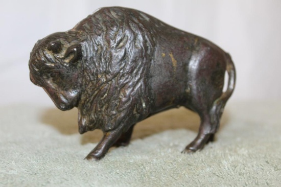 Cast Iron Buffalo Bank