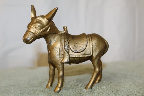 Cast Iron Donkey Bank
