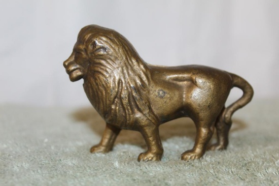 Cast Iron Lion Bank