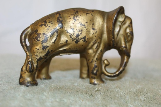 Cast Iron Elephant Bank