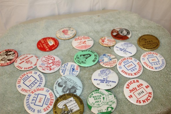 Town Festival Buttons