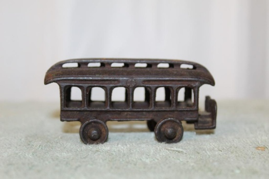 Cast Iron Train Passenger Car