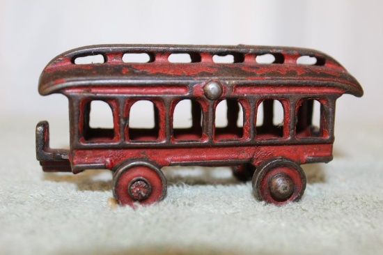 Cast Iron Train Passenger Car
