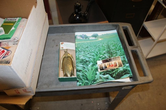 Brass Pioneer Seed Corn Door Knocker