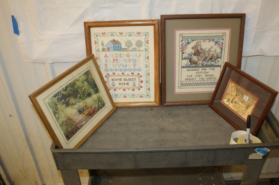 Various Sized Picture Frames