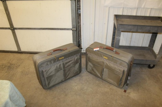 (2) American Tourister Suitcases with Wheels