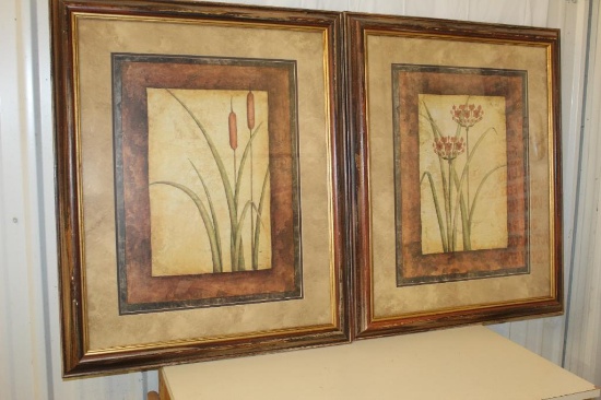 (2) Framed and Matted Prints