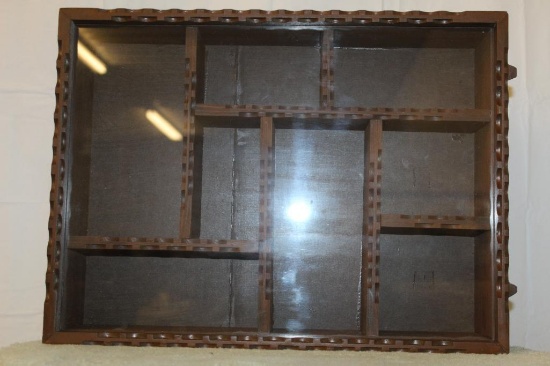 Approx. 12" x 16-1/2" Wood Shadow Box