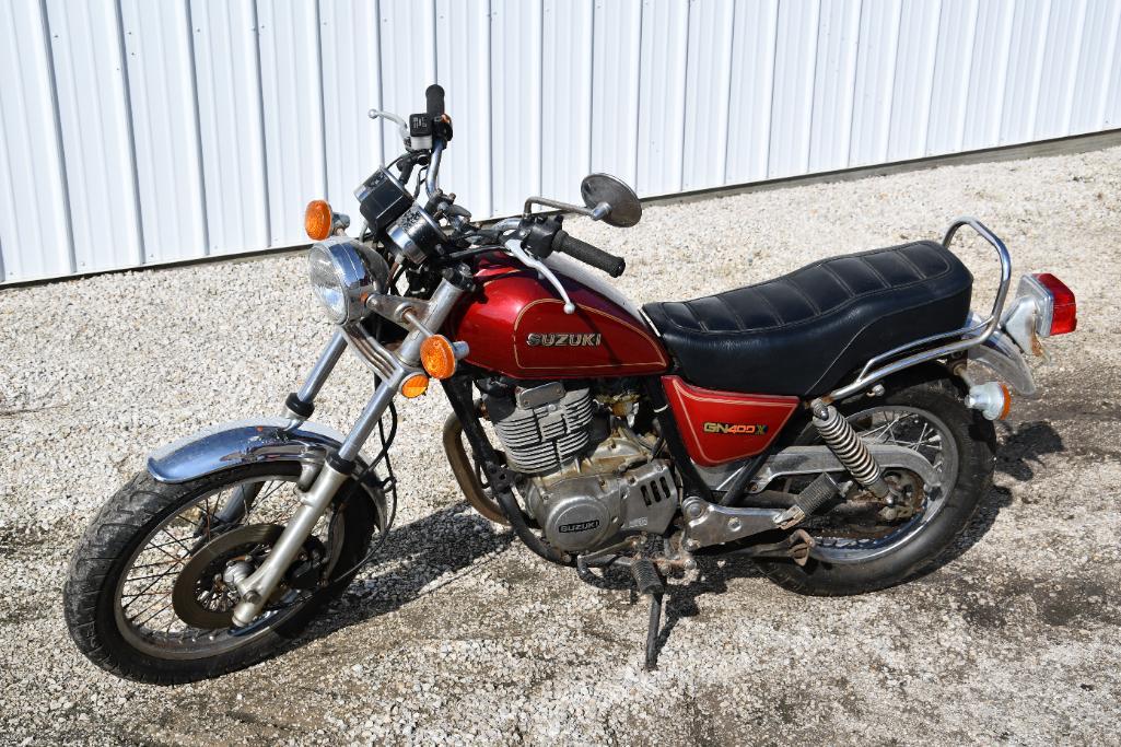 1980 Suzuki GN400X motorcycle | Proxibid