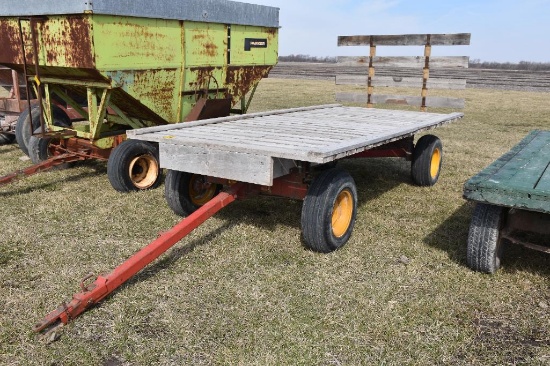14' hayrack on running gear