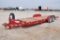 2020 Trailerman 7' x 24' tilt deck flatbed trailer