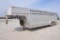 1999 Barrett 7'x24' aluminum livestock trailer