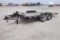 2011 Delta 7' x 18' tilt deck flatbed trailer